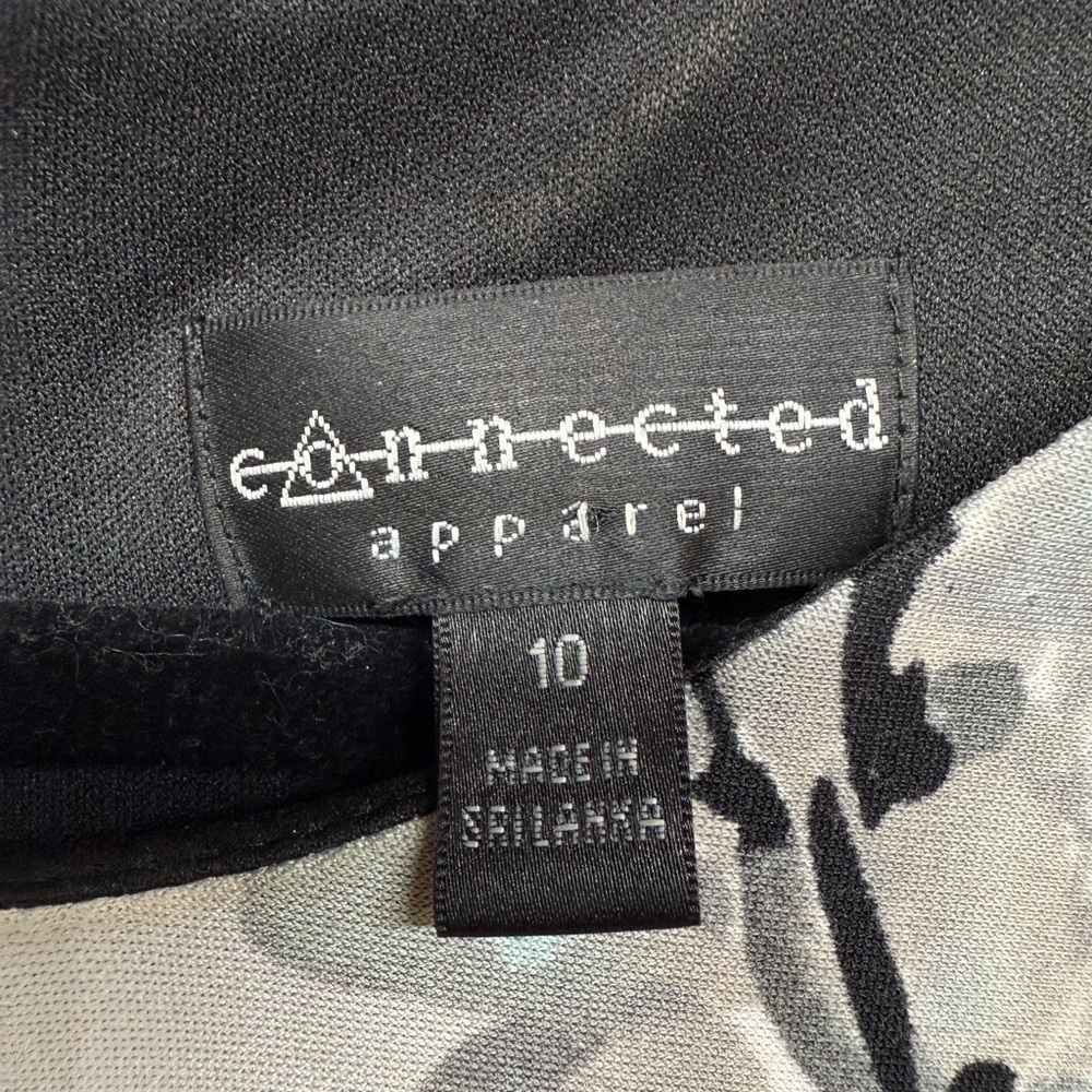 Connected Apparel Floral Sheath Dress - Size 10 - Picture 6 of 7